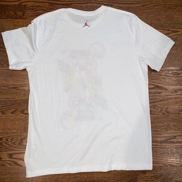 Nike Air Jordan Jumpman Short Sleeve Crew Neck Dwayne Wade Tee T-Shirt XL - Picture 3 of 3